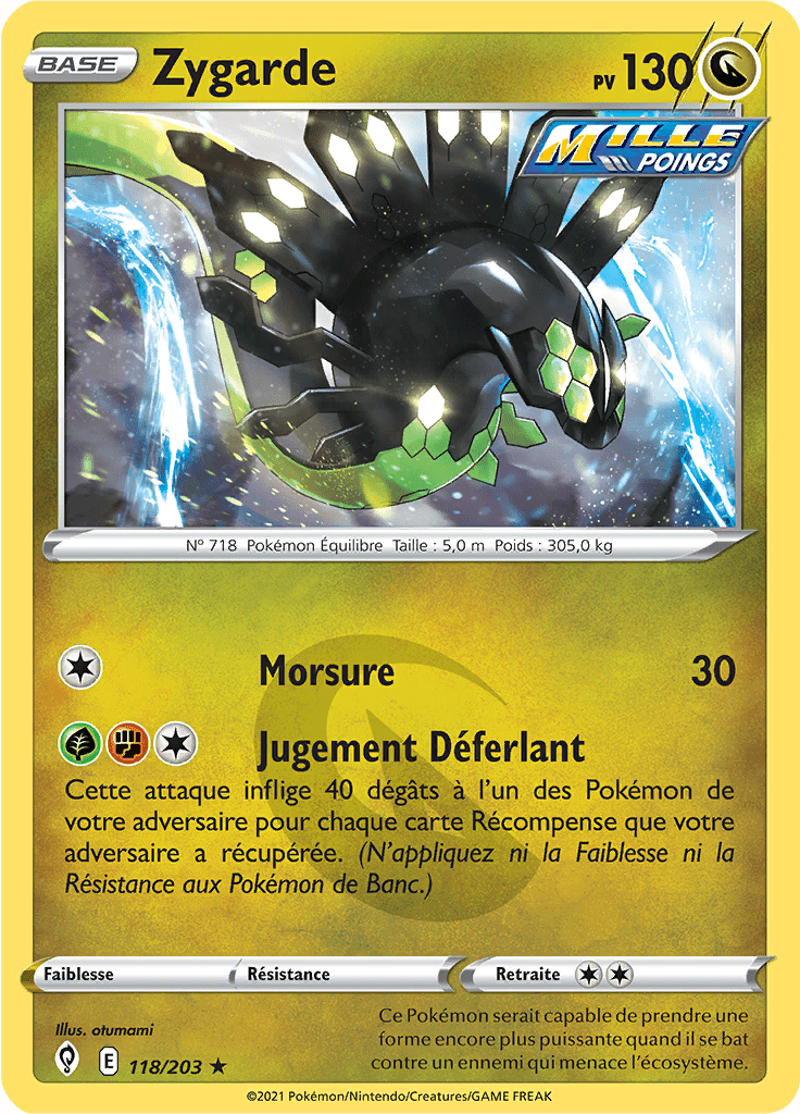 Zygarde - EB Évolution Céleste - 118 - Holographique rare