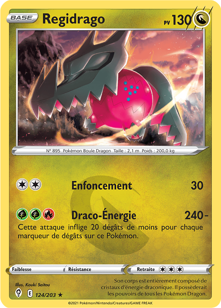 Regidrago - EB Évolution Céleste - 124 - Holographique rare