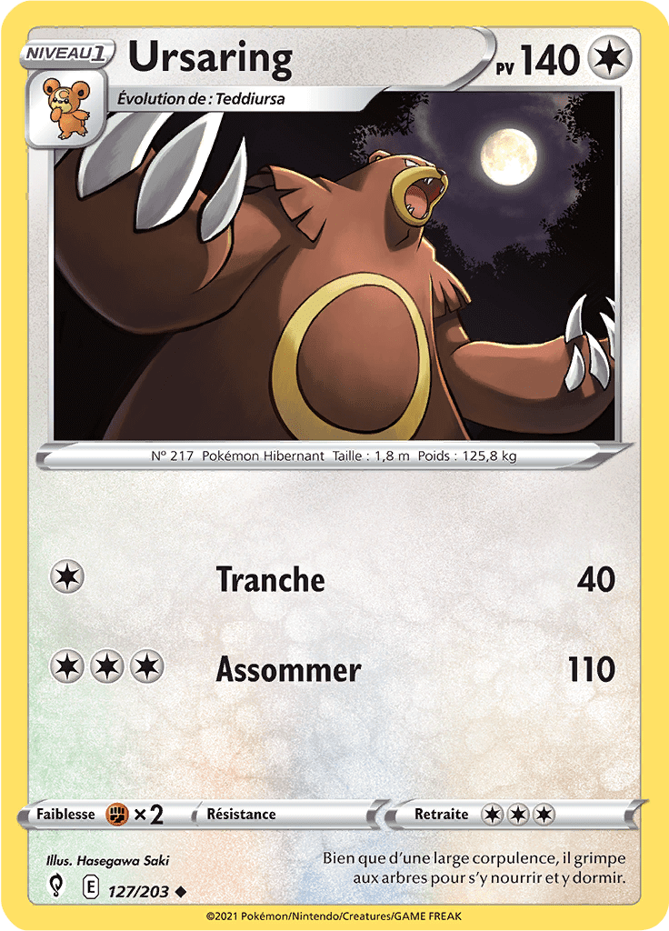 Ursaring - EB Évolution Céleste - 127 - Peu commune