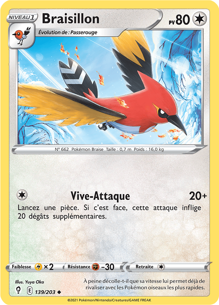 Braisillon - EB Évolution Céleste - 139 - Peu commune