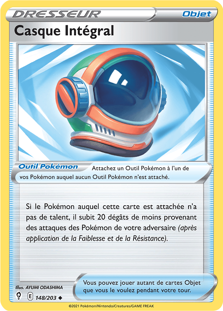 Casque Intégral - EB Évolution Céleste - 148 - Peu commune