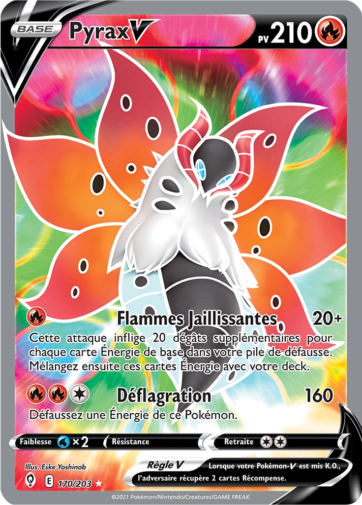 Pyrax V - EB Évolution Céleste - 170 - V Full Art