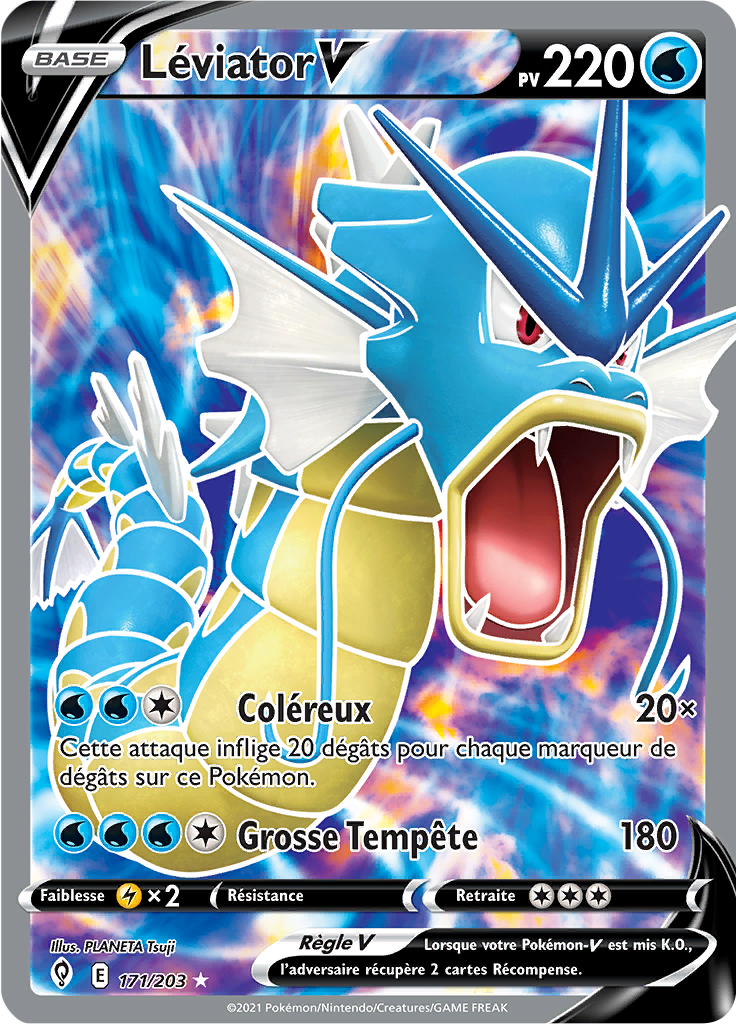 Léviator V - EB Évolution Céleste - 171 - V Full Art