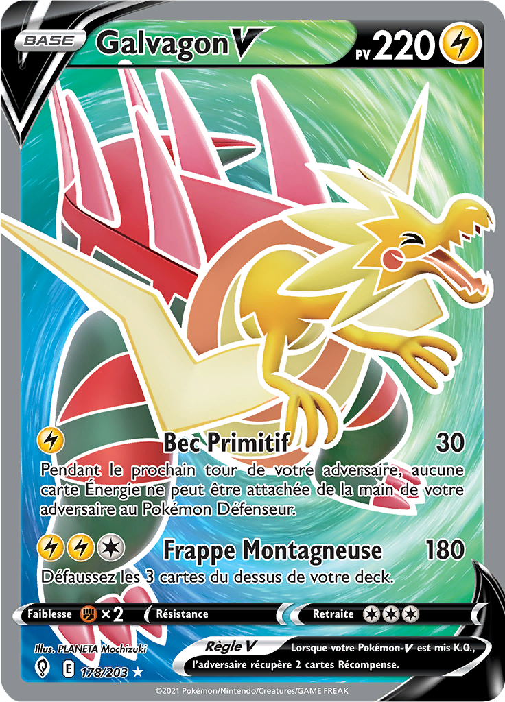 Galvagon V - EB Évolution Céleste - 178 - V Full Art