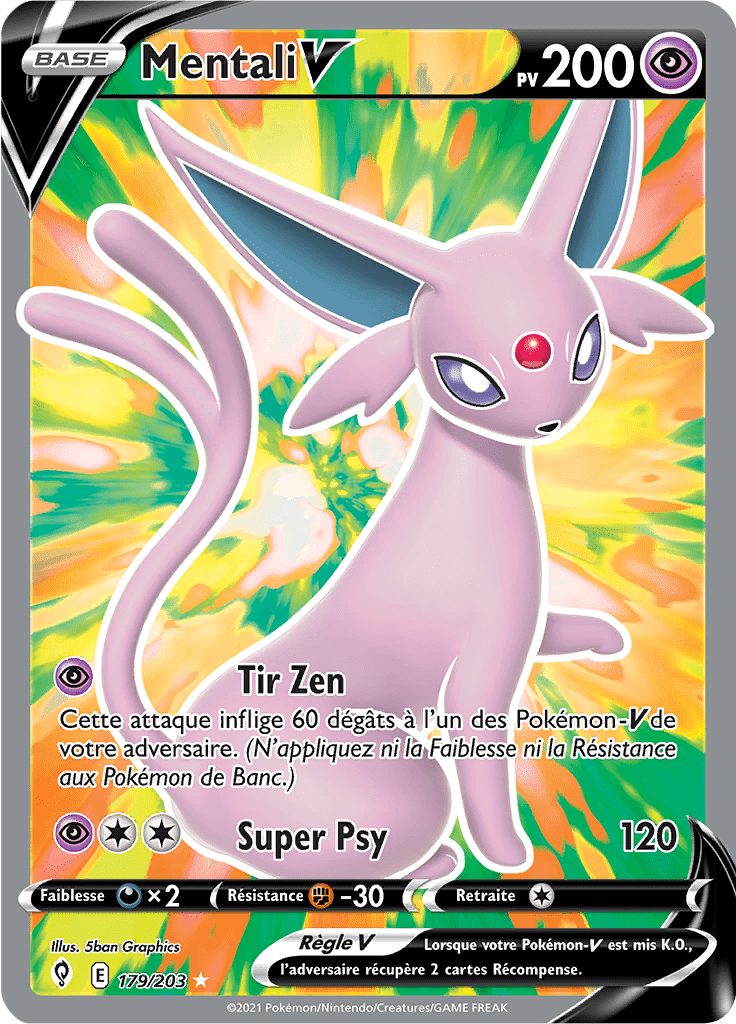 Mentali V - EB Évolution Céleste - 179 - V Full Art
