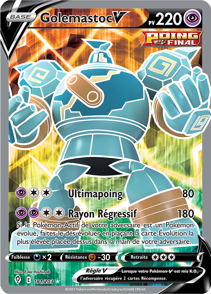 Golemastoc V - EB Évolution Céleste - 181 - V Full Art