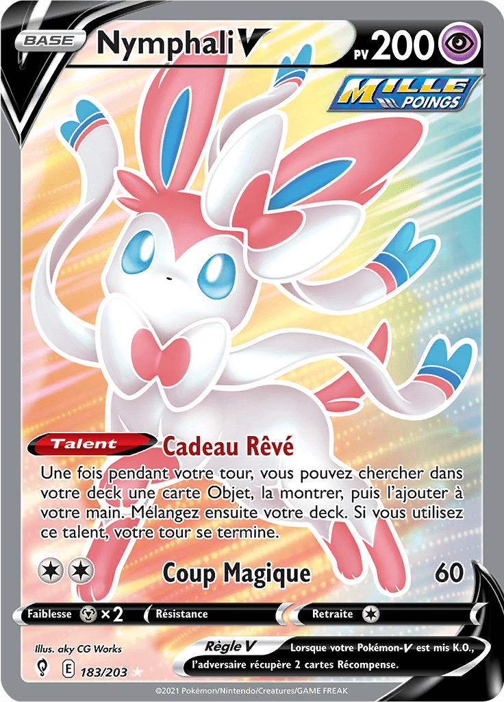 Nymphali V - EB Évolution Céleste - 183 - V Full Art