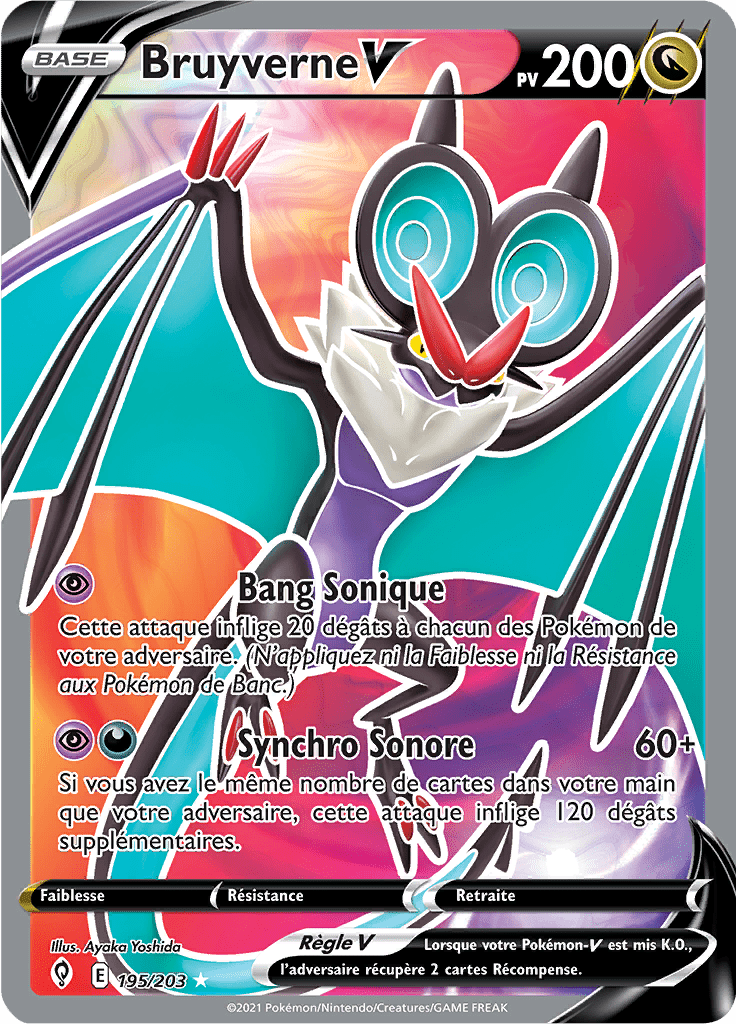 Bruyverne V - EB Évolution Céleste - 195 - V Full Art