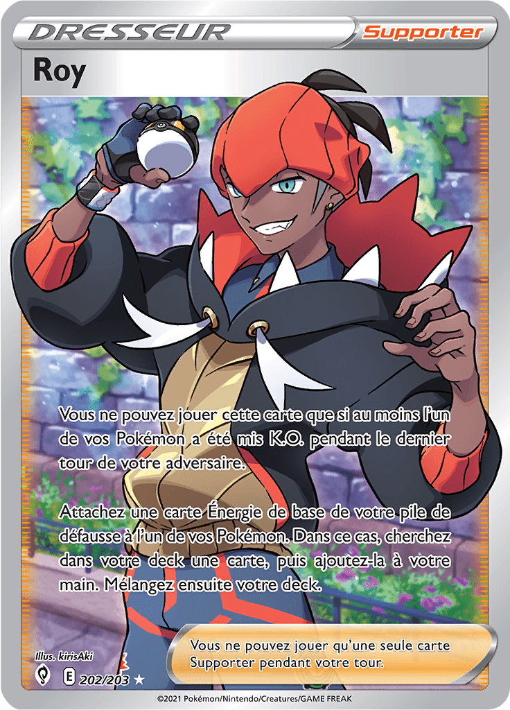 Roy - EB Évolution Céleste - 202 - Trainer Full Art