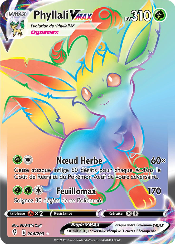 Phyllali V - EB Évolution Céleste - 204 - Arc-en-ciel rare