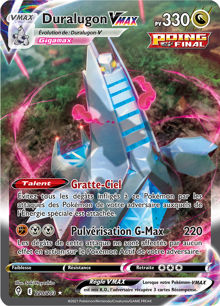 Duralugon V - EB Évolution Céleste - 220 - Full Art Gold