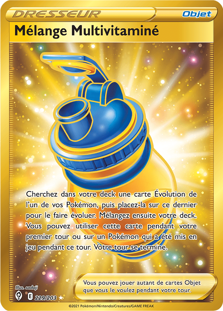 Mélange Multivitaminé - EB Évolution Céleste - 229 - Trainer gold