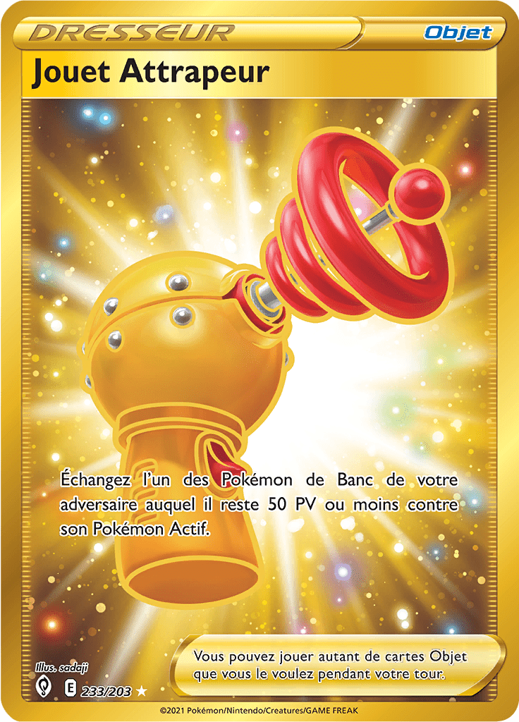 Jouet Attrapeur - EB Évolution Céleste - 233 - Trainer gold