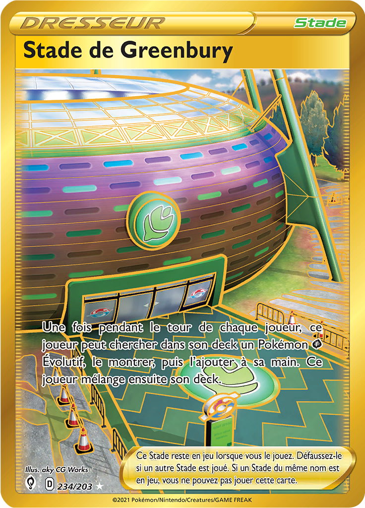 Stade de Greenbury - EB Évolution Céleste - 234 - Trainer gold