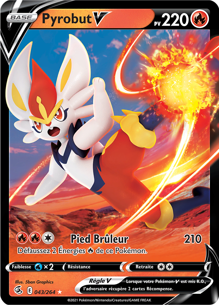 Pyrobut V -  -  - Holographique rare V