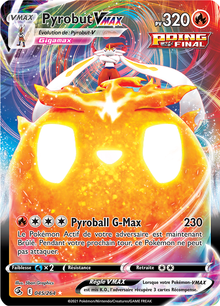 Pyrobut VMAX -  -  - Holographique rare VMAX
