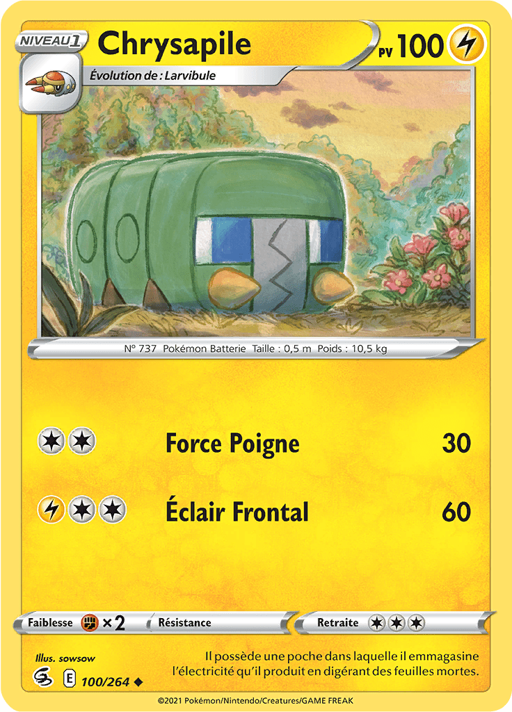 Chrysapile -  -  - Peu commune