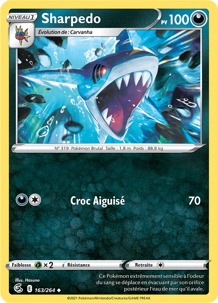 Sharpedo -  -  - Peu commune
