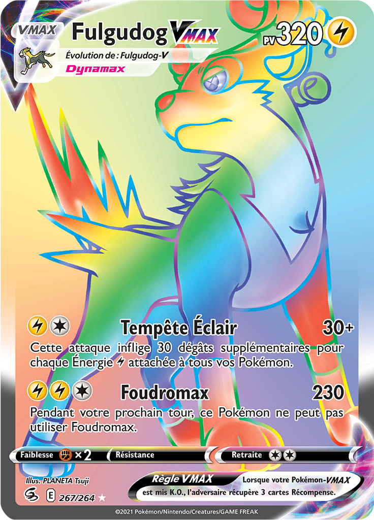 Fulgudog VMAX -  -  - Arc-en-ciel rare