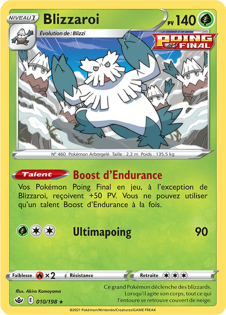 Blizzaroi - EB Règne de Glace - 010 - Rare