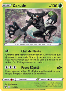 Zarude - EB Règne de Glace - 019 - Holographique rare