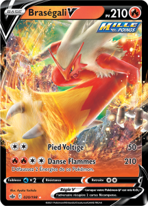 Braségali V - EB Règne de Glace - 020 - Holographique rare V