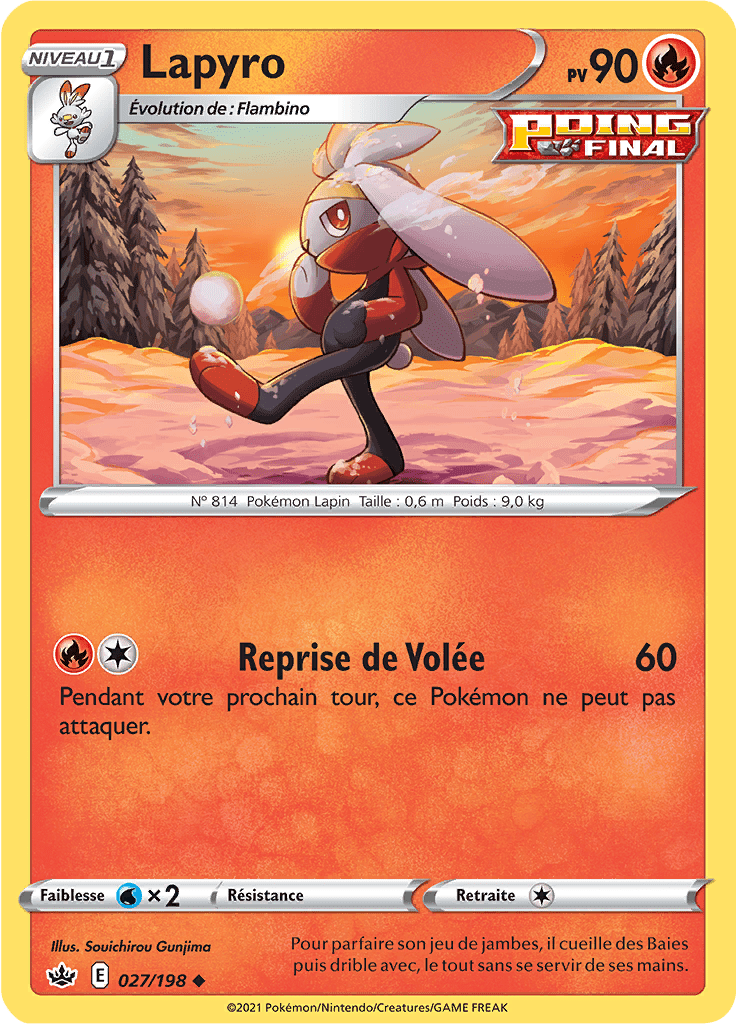 Lapyro - EB Règne de Glace - 027 - Peu commune