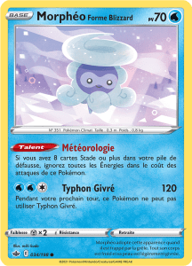 Morphéo Forme Blizzard - EB Règne de Glace - 034 - Commune