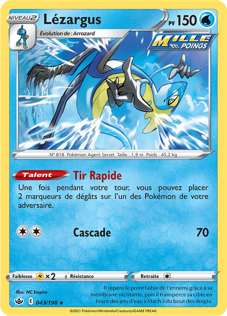 Lézargus - EB Règne de Glace - 043 - Holographique rare