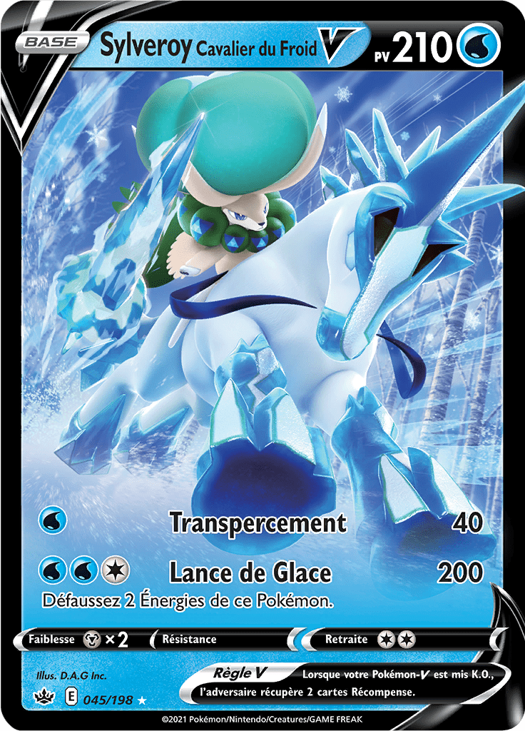 Sylveroy Cavalier du Froid V - EB Règne de Glace - 045 - Holographique rare V
