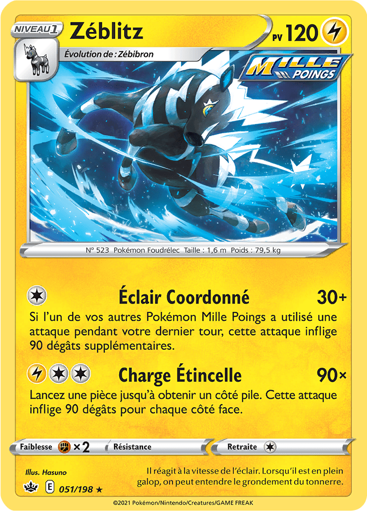 Zéblitz - EB Règne de Glace - 051 - Rare