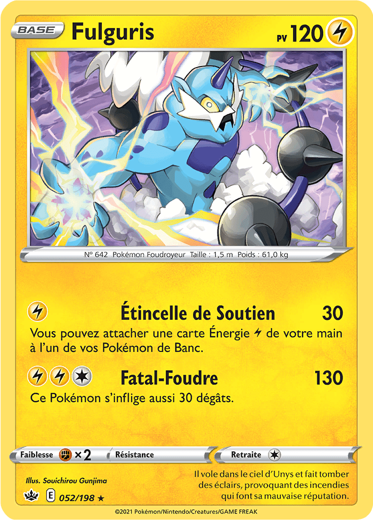 Fulguris - EB Règne de Glace - 052 - Holographique rare