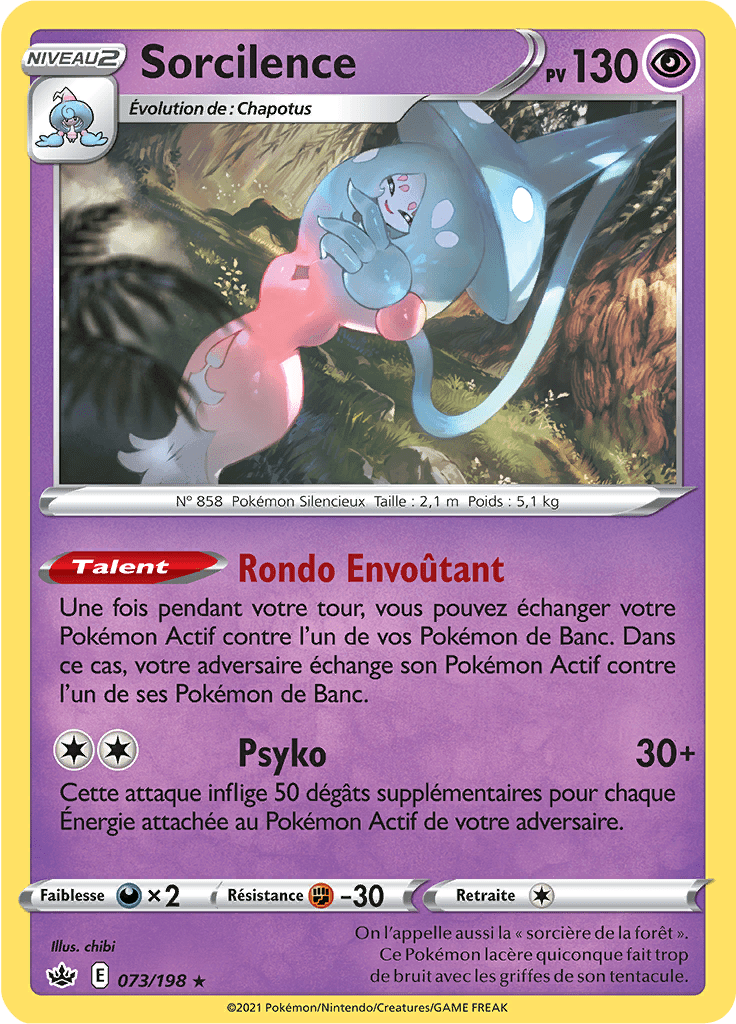 Sorcilence - EB Règne de Glace - 073 - Holographique rare