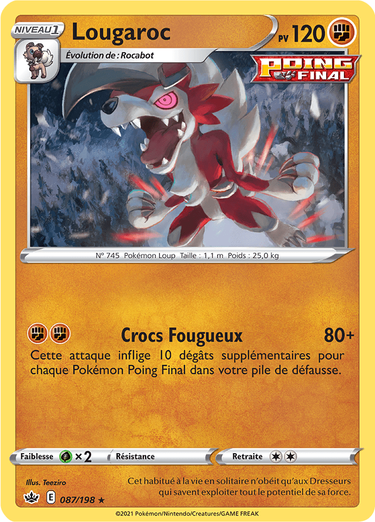 Lougaroc - EB Règne de Glace - 087 - Holographique rare