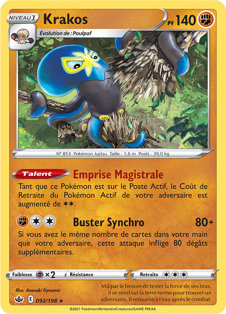 Krakos - EB Règne de Glace - 092 - Holographique rare