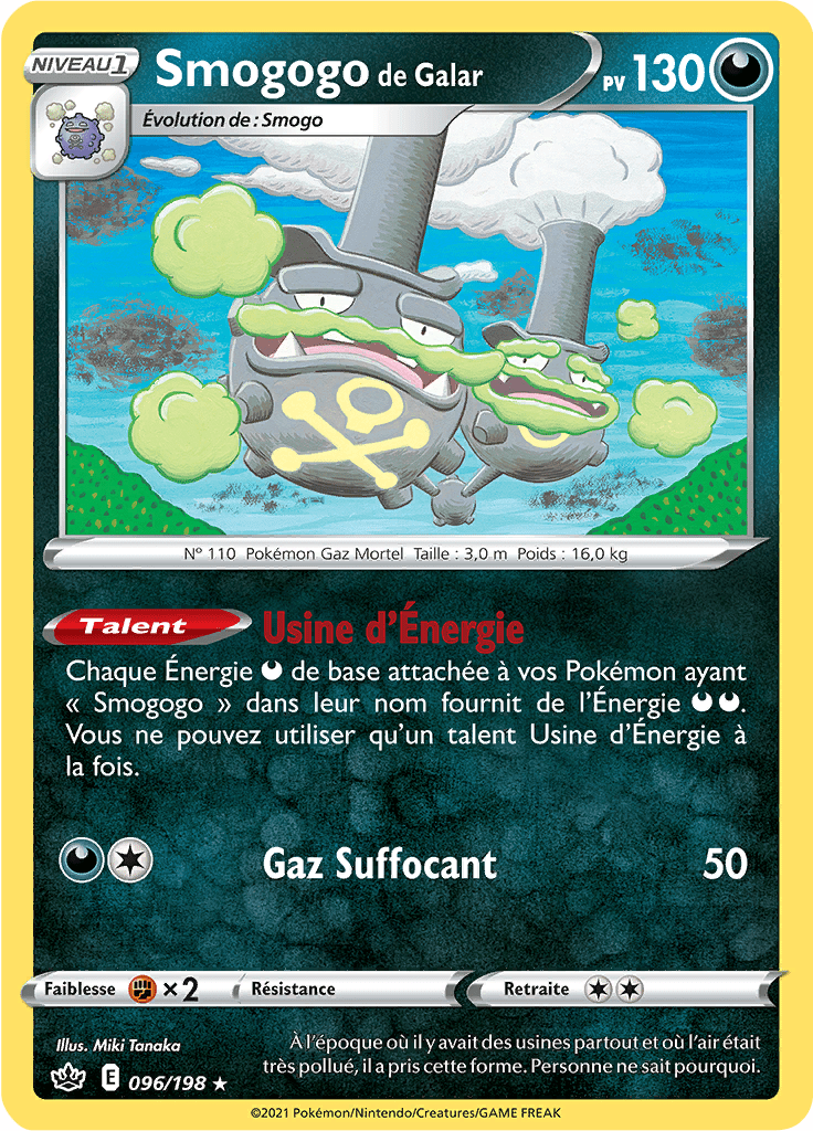 Smogogo de Galar - EB Règne de Glace - 096 - Rare