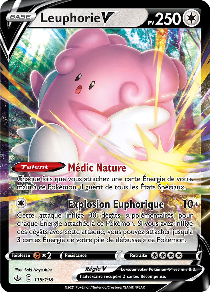 Leuphorie V - EB Règne de Glace - 119 - Holographique rare V