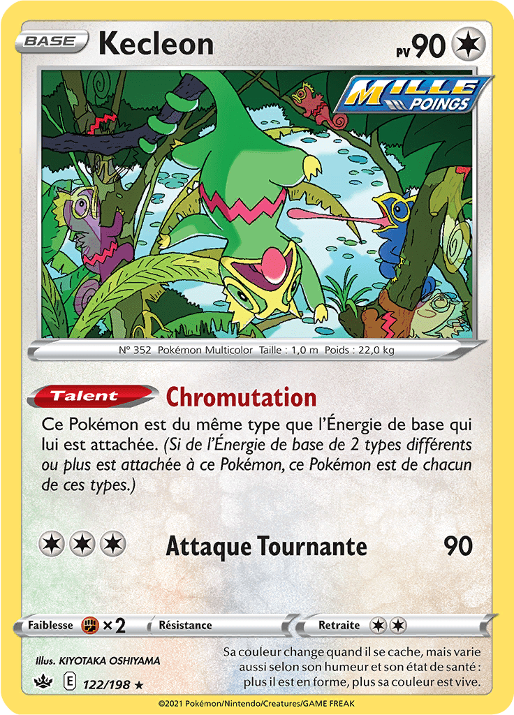Kecleon - EB Règne de Glace - 122 - Rare