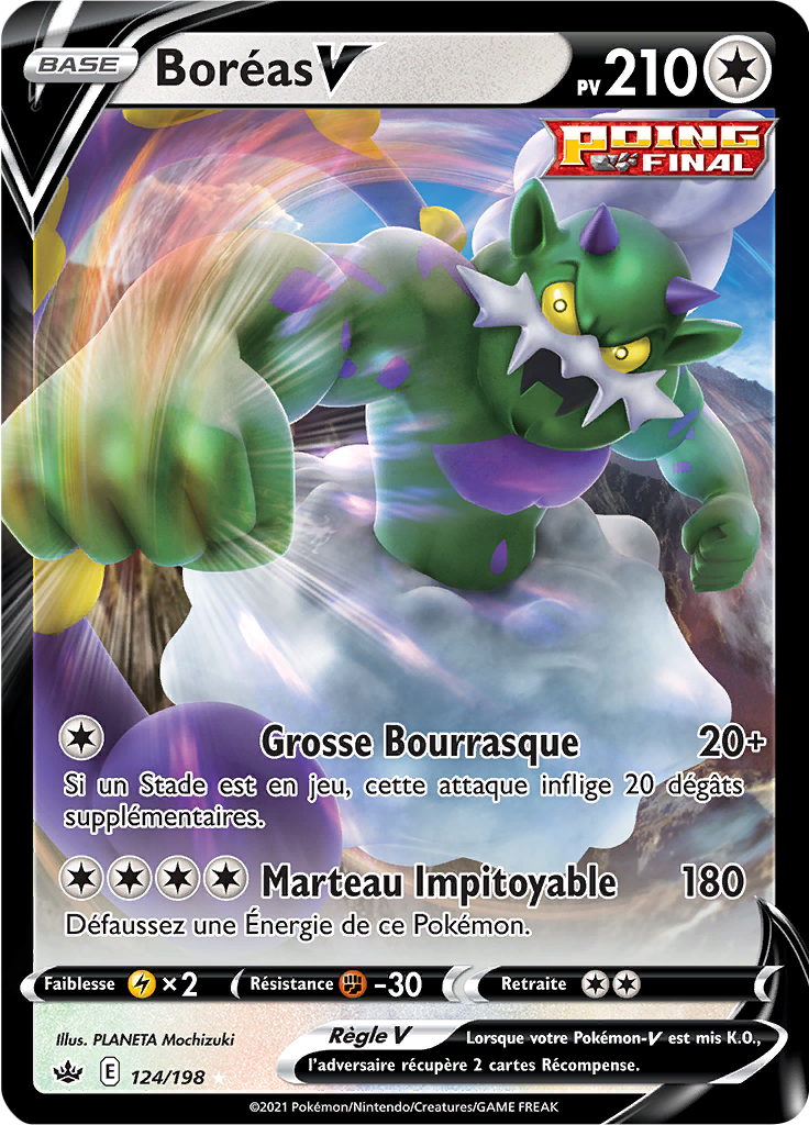 Boréas V - EB Règne de Glace - 124 - Holographique rare V