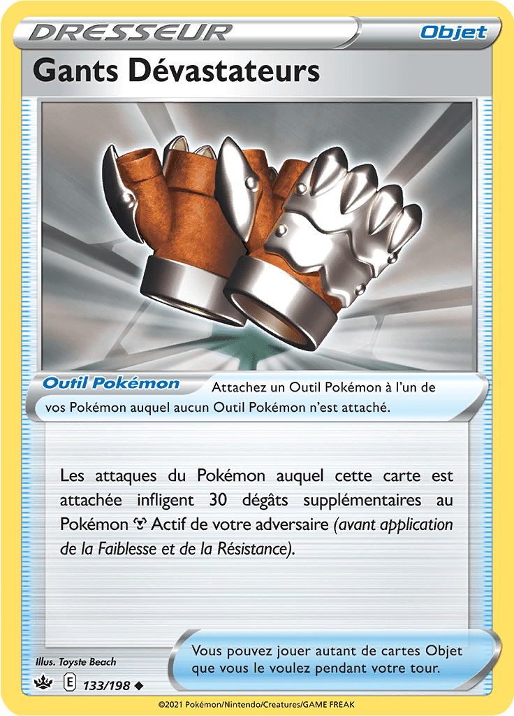 Gants Dévastateurs - EB Règne de Glace - 133 - Peu commune