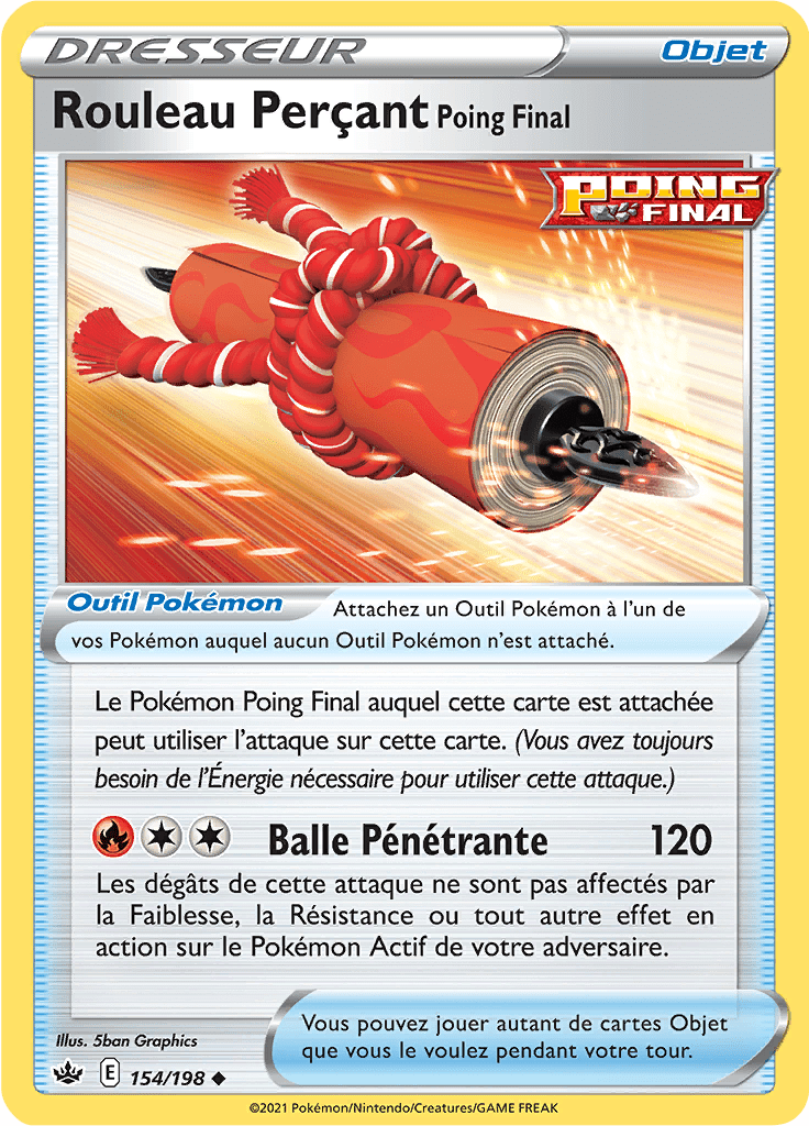 Rouleau Perçant Poing Final - EB Règne de Glace - 154 - Peu commune