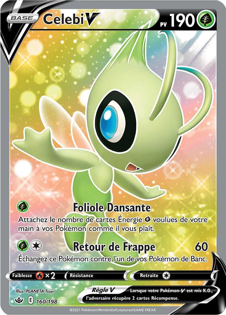 Celebi V - EB Règne de Glace - 160 - V Full Art