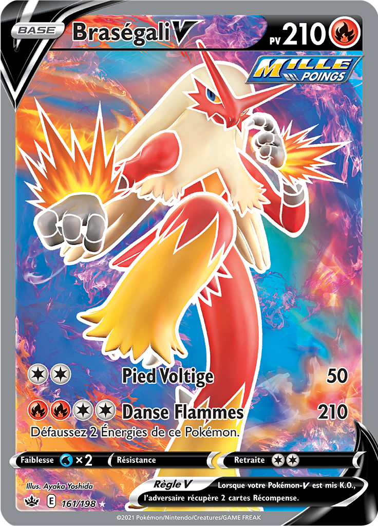 Braségali V - EB Règne de Glace - 161 - V Full Art