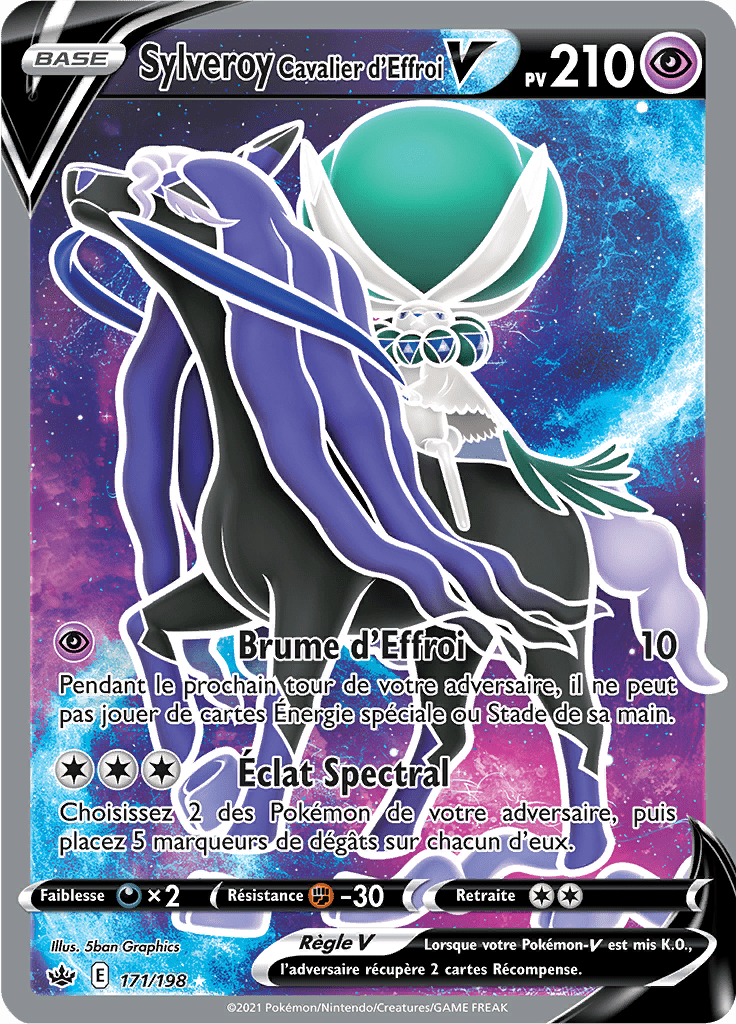 Sylveroy Cavalier d'Effroi V - EB Règne de Glace - 171 - V Full Art