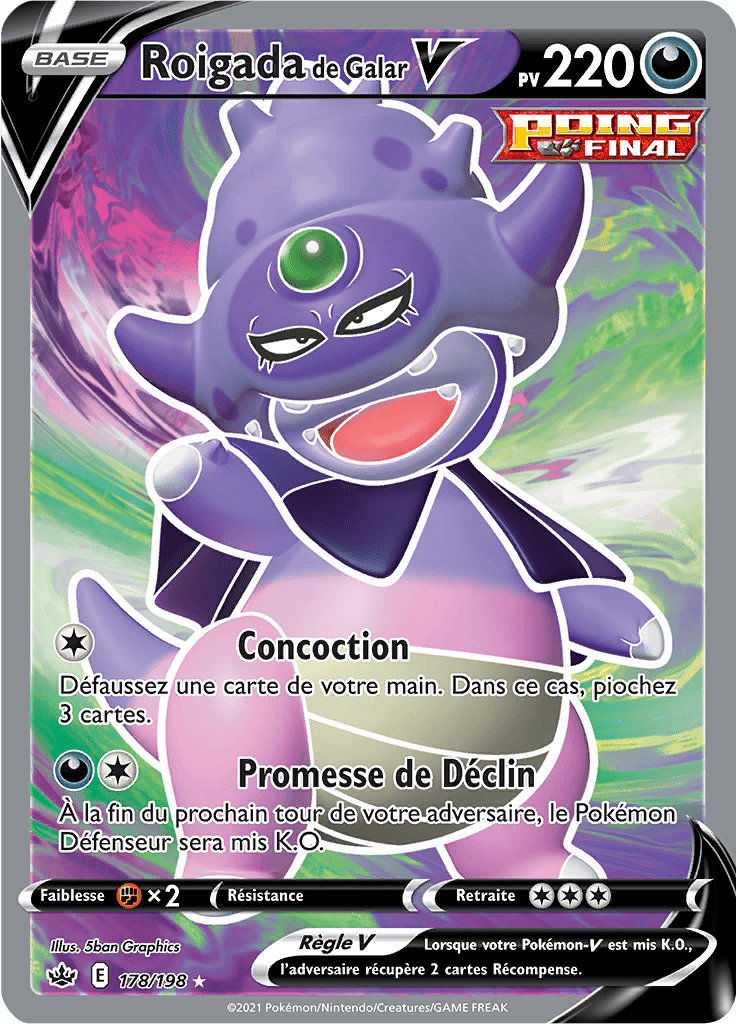 Roigada de Galar V - EB Règne de Glace - 178 - V Full Art