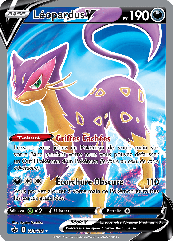 Léopardus V - EB Règne de Glace - 180 - V Full Art