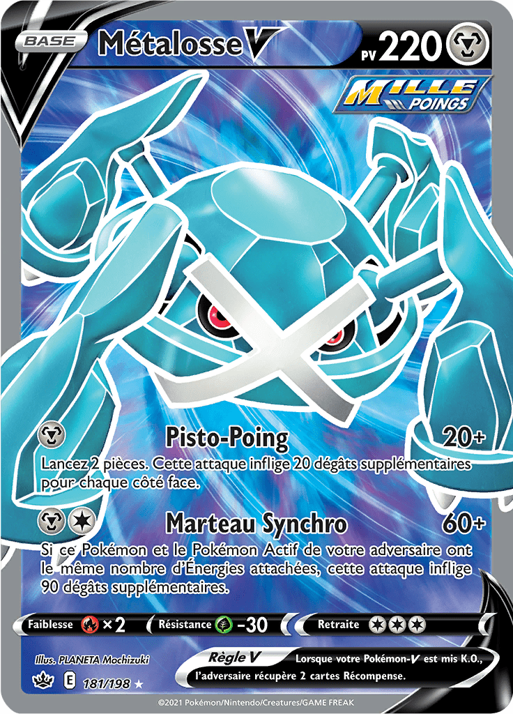 Métalosse V - EB Règne de Glace - 181 - V Full Art