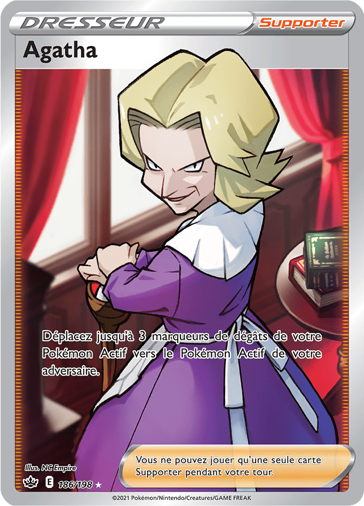 Agatha - EB Règne de Glace - 186 - Trainer Full Art