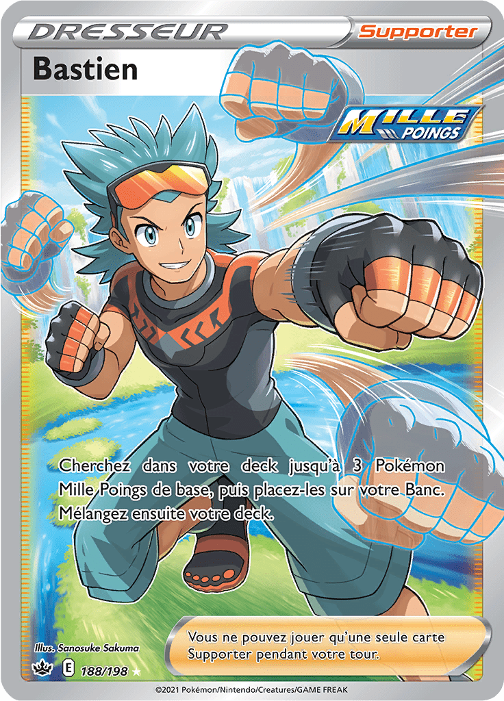 Bastien - EB Règne de Glace - 188 - Trainer Full Art