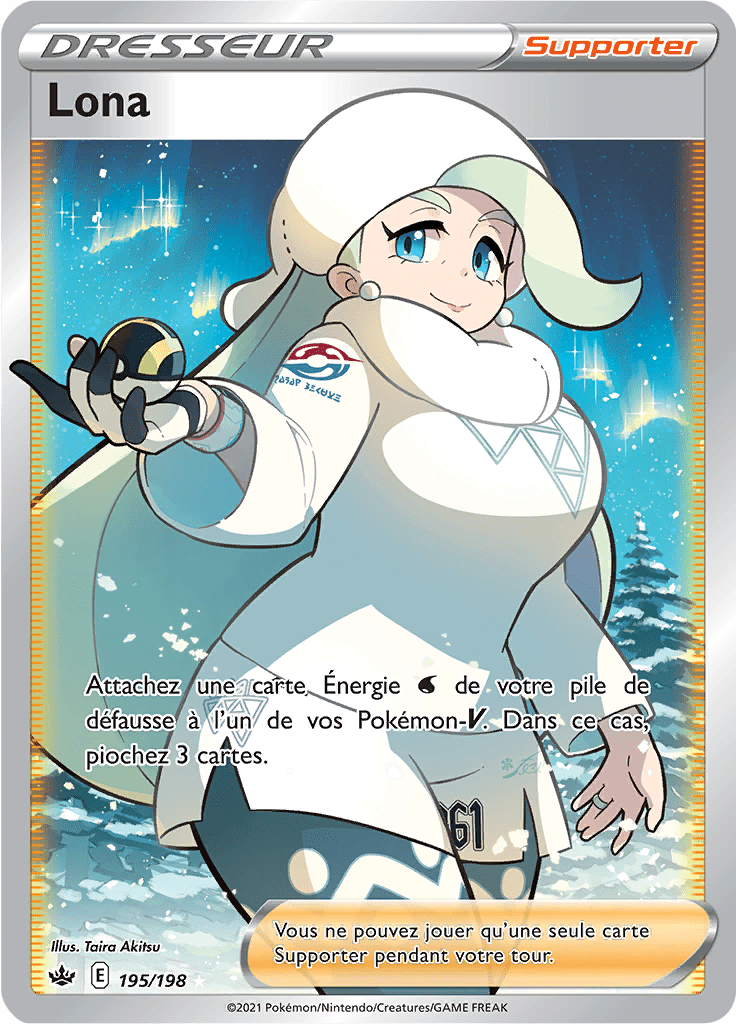 Lona - EB Règne de Glace - 195 - Trainer Full Art